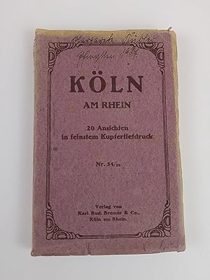 Ansichten Album Köln am Rhein um 1924 , Souveniralbum, Leporello Köln am Rhein
