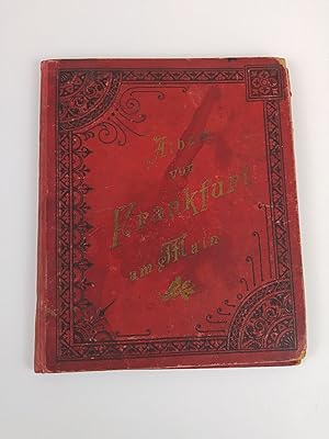 Ansichten Album von Frankfurt am Main um 1890 , Souveniralbum, Leporello Album von Frankfurt am Main