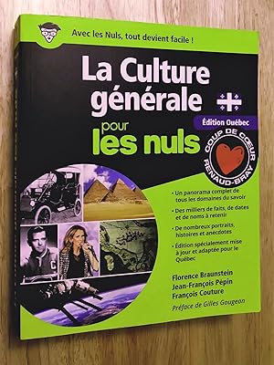 La culture générale pour les nuls, édition Québec