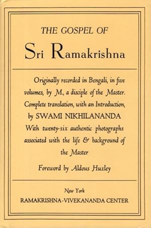 THE GOSPEL OF SRI RAMAKRISHNA