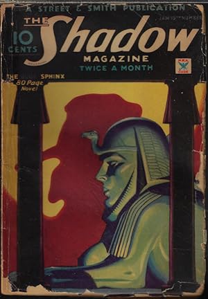 THE SHADOW: January, Jan. 15, 1935 ("The Blue Sphinx")