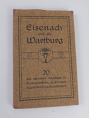 Ansichten, Postkarte Eisenach und die Wartburg um 1910 20 der schönsten Ansichten in Postkartenfo...