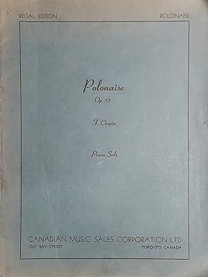 Polonaise Op.53 - Piano Solo (Regal Edition)