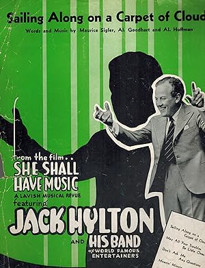 Sailing Along on a Carpet of Clouds - Vintage Sheet music from the Film She Shall have Music - Ja...