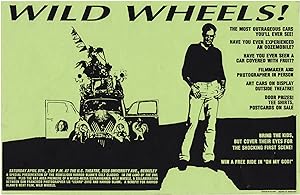 Wild Wheels (Original flyer for a 1989 benefit to raise funds for the 1992 documentary)