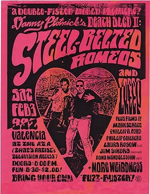 Death Sled II: Steel-Belted Romeos (Original flyer for the premiere of the 1990 short film at the...