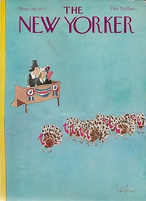 The New Yorker November 28, 1977 Heidi Goennel, COVER ONLY