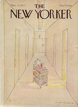 The New Yorker December 5, 1977 Eugene Mihaesco, COVER ONLY