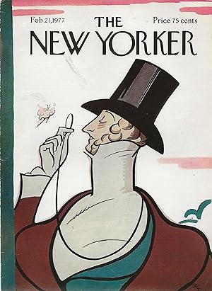 The New Yorker February 21, 1977 Rea Irvin, COVER ONLY