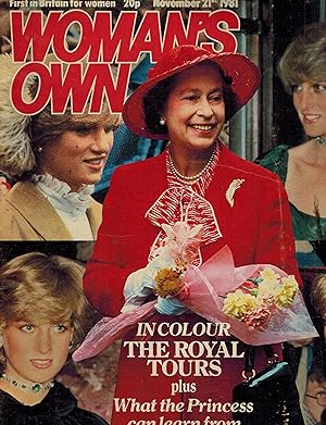 Woman's Own Magazine 21 November 1981 - Queen Elizabeth and Princess Diana Cover