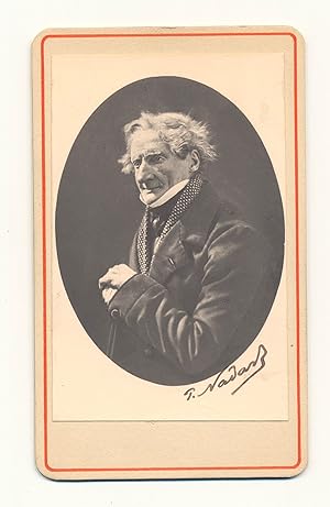 Nadar. Photograph of Pierre-Luc-Charles Ciceri Signed by Nadar