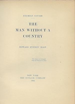 THE MAN WITHOUT A COUNTRY