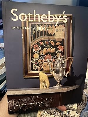 sotheby's important americana new york october 11 2001