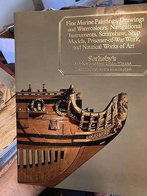 sotheby's fine maritime paintings drawings and watercolours june 21 1983