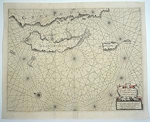 A Chart of the Islands Corfu, Pachsu and Antipachsu with ye Channel and Roads between the Island ...