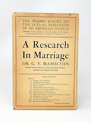 A Research in Marriage