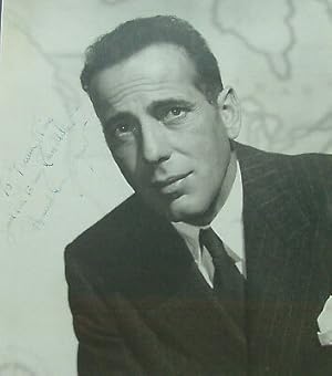 Humphrey Bogart - 11x14 double weight matte finish portrait photo, inscribed and signed, archival...