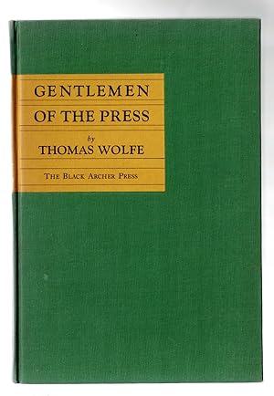Gentlemen of the Press, A Play