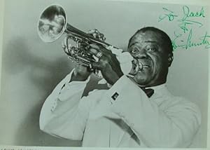 Louis Armstrong Signed 8x10 Glossy Photo Jazz 1959