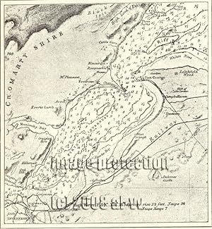 The Firth of Inverness from an Admiralty chart,1881 1800s Antique Map