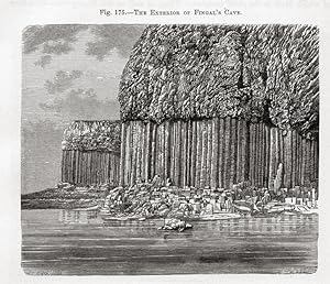 The Head of Loch Fine,1881 1800s Antique Map