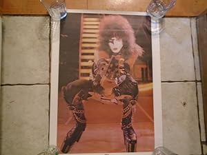 Rare Kiss Tour Peter Criss Poster 17.5 x 23 Mint