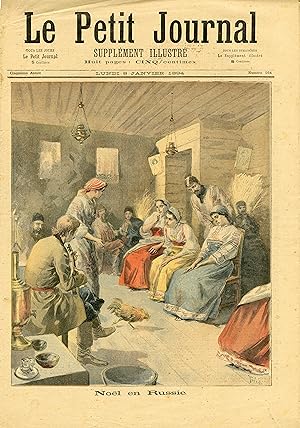 "LE PETIT JOURNAL N°164 du 8/1/1894" NOËL EN RUSSIE / JEANNE HACHETTE