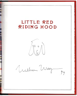 William Wegman: Little Red Riding Hood.