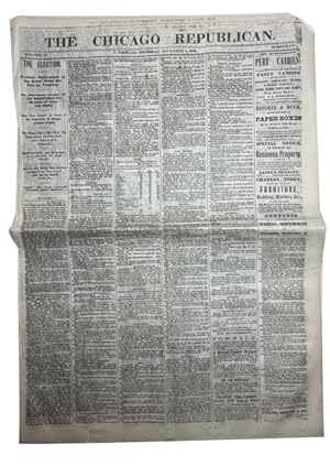 The Chicago Republican, Two consecutive issues just after the 1868 Presidential election: Volume ...