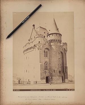 Fotografie G. H. phot., No 1224, Ansicht Bruxelles - Brüssel, La Porte de Hal