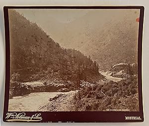 [CPR] Notman Studio Imperial Cabinet Card - View No. 1756 "Fraser Canyon, Below North Bend"