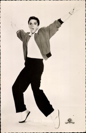 Ansichtskarte / Postkarte Schauspieler und Sänger Elvis Presley, Rhythmus hinter Gittern, Jailhou...