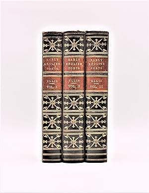SPECIMENS OF THE EARLY ENGLISH POETS (3 volumes)