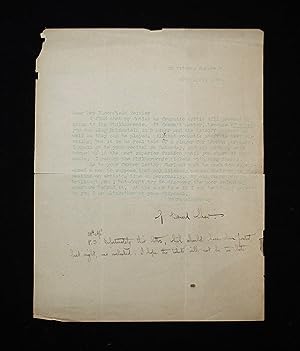 Typed/Autograph Letter Signed G. Bernard Shaw.