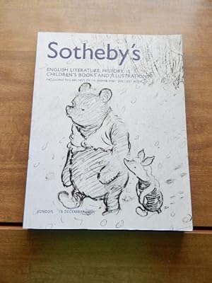 Sotheby's Catalog- English Literature, History, Children's Books and Illustrations