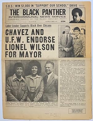 The Black Panther Intercommunal News Service. Vol. XVI no. 20 (error for 21) (April 2, 1977)