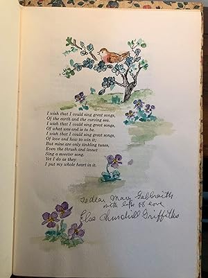 Little Songs - WITH Inscribed Watercolor