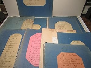 Partitions anciennes manuscrites; recueils de chansons 1900