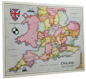 THE SHERLOCK HOLMES MAP OF ENGLAND: Greeting Card No. 7