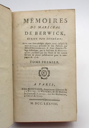 Mémoires du maréchal de Berwick
