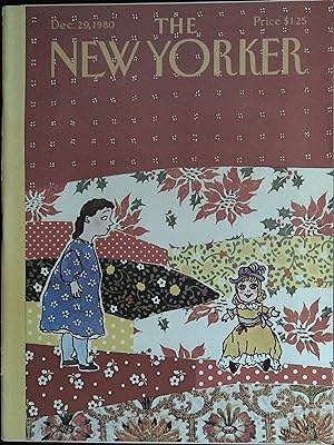 The New Yorker Magazine December 29, 1980 William Steig Cover, Full Magazine