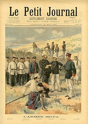 "LE PETIT JOURNAL N°235 du 19/5/1895" L'ARMÉE HOVA / LA COMTESS DE X. ET SES LIONS AUX FOLIES-BER...