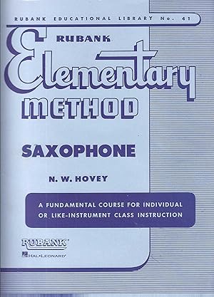 Rubank Elementary Method - Saxophone (Rubank Educational Library)