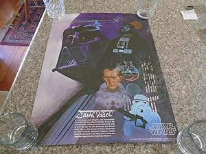 Rare Coca-Cola Star Wars Darth Vader Poster 1977 #3 18 x 24 Mint