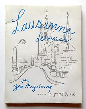 Lausanne dessinée par Géa Augsbourg.