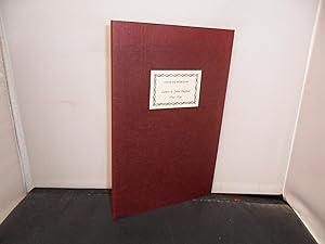 Letters to John Hasfield 1835 -1839 Edited by Angus M Fraser