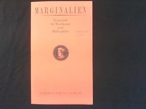 Marginalien. Zeitschrift für Buchkunst und Bibliophilie. 208. Heft (4, 2012).
