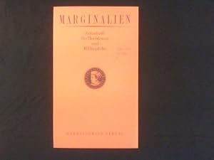 Marginalien. Zeitschrift für Buchkunst und Bibliophilie. 210. Heft (2, 2013).