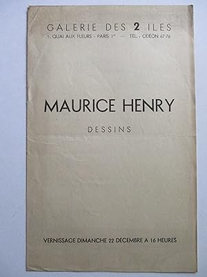 Maurice Henry / Dessins