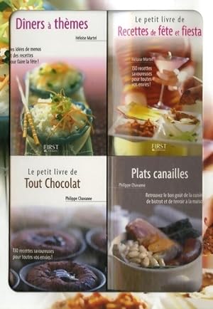 Le petit coffret cuisine de f tes ! : Coffret en 4 volumes : d ners   th mes ; recettes de f te e...